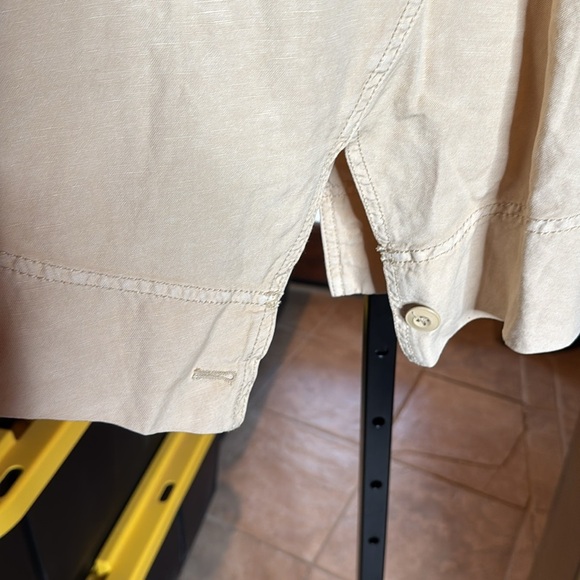 Sundance Every Angle Linen Blend Jacket Beige Button Up Outerwear Size XS - Picture 12 of 12